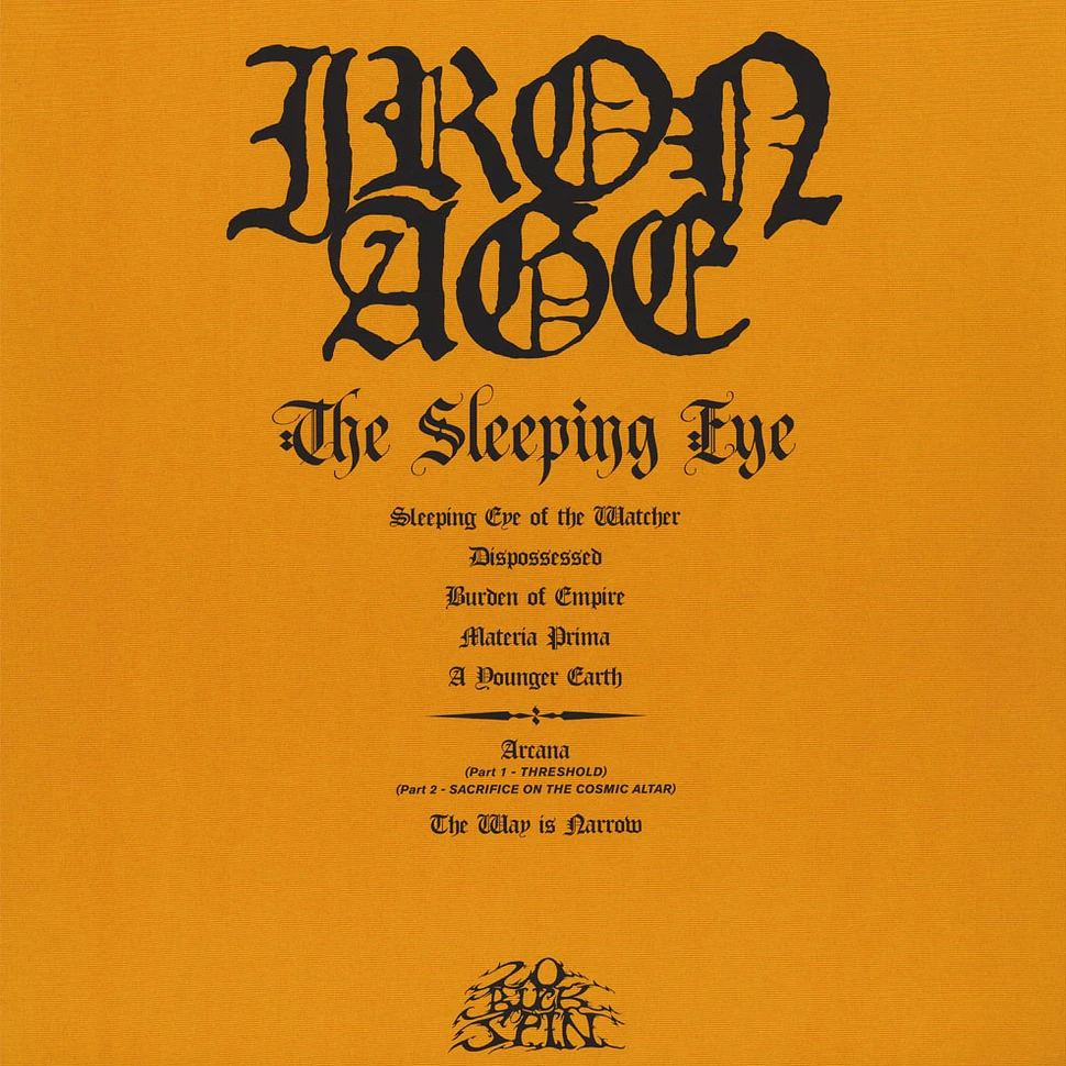 Iron Age - The Sleeping Eye Black Vinyl Edition