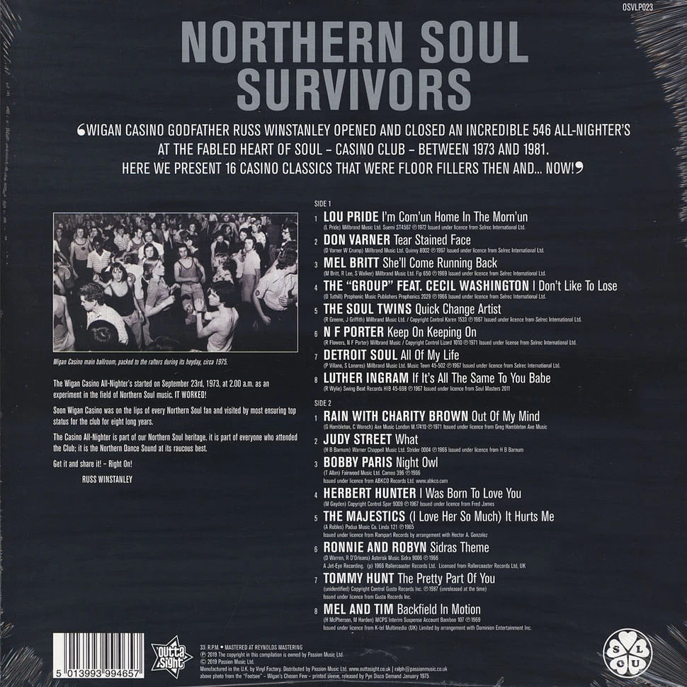 V.A. - Northern Soul Survivors