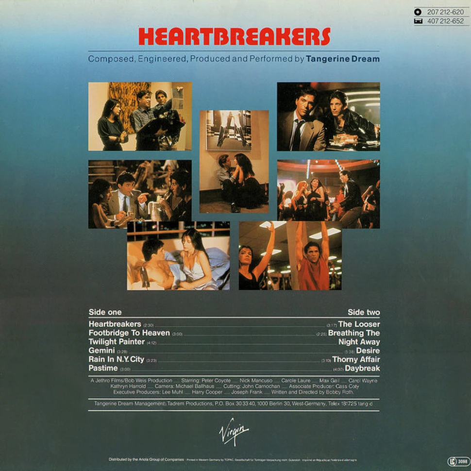 Tangerine Dream - Heartbreakers (Music From The Original Motion Picture Soundtrack)