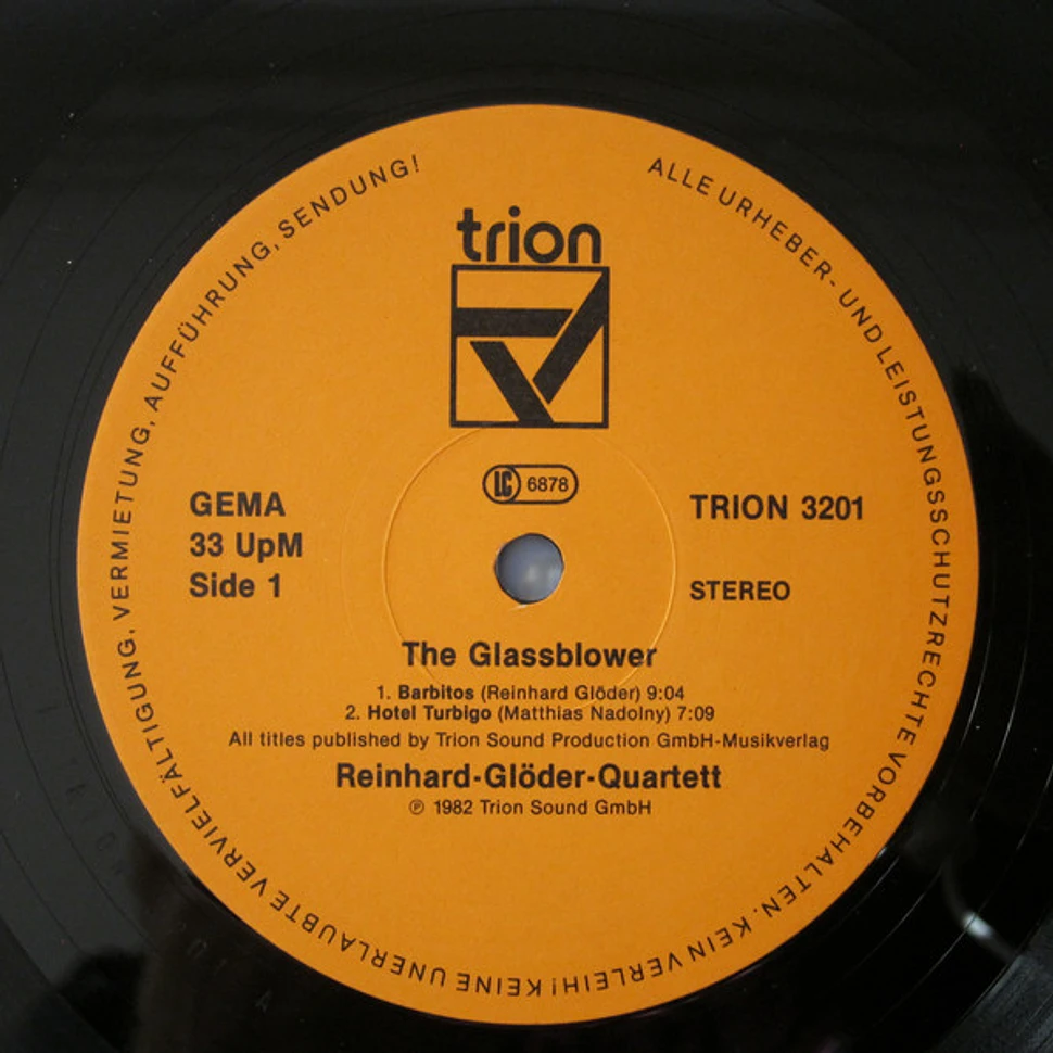 Reinhard Glöder Quartett - The Glassblower