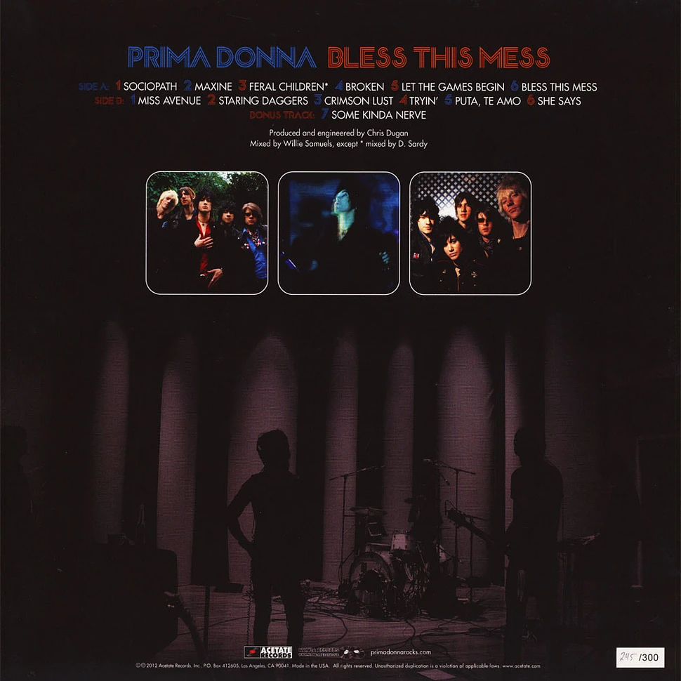 Prima Donna - Bless This Mess
