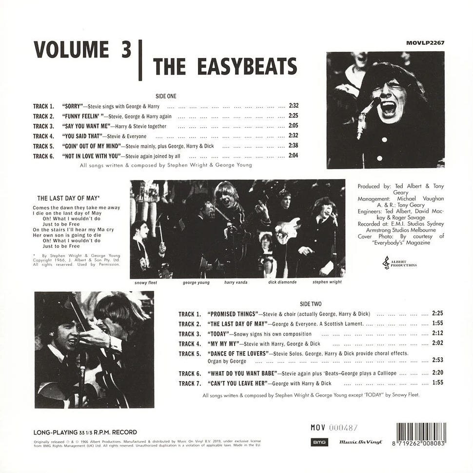Easybeats - Volume 3 Colored Vinyl Edition