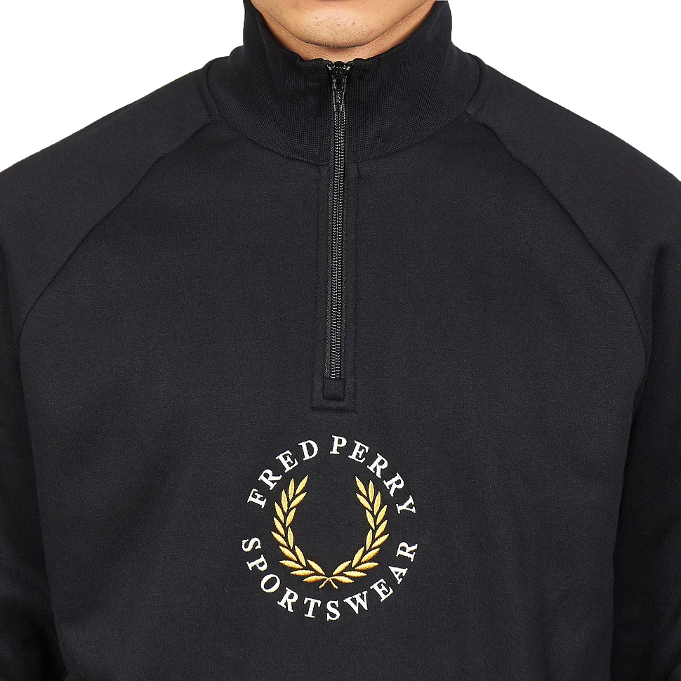 Fred Perry - Half Zip Pique Sweatshirt