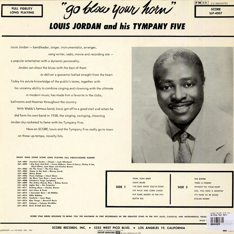 Louis Jordan And His Tympany Five - Go Blow Your Horn