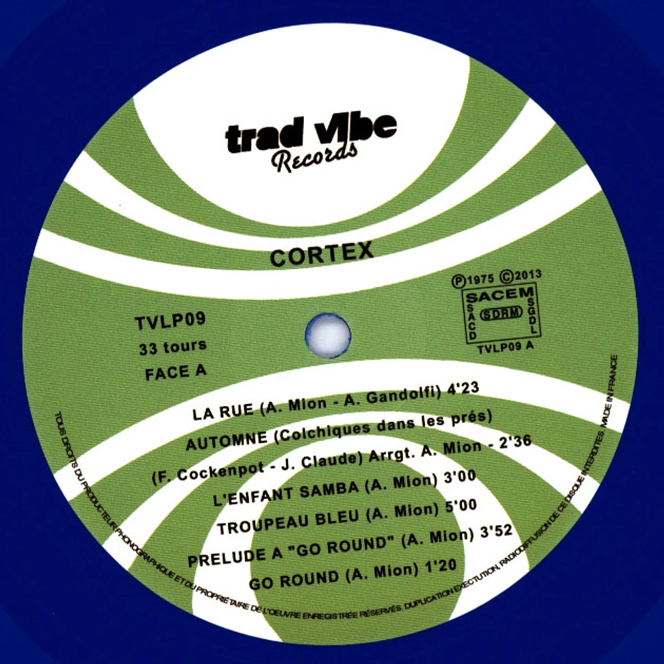 Cortex - Troupeau Bleu Blue Vinyl Edition