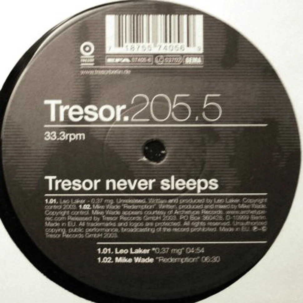 V.A. - Tresor Never Sleeps