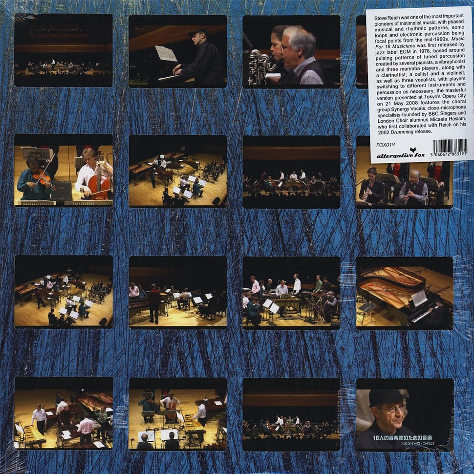 Steve Reich & Ensemble Modern & Synergy Vocals - Tokyo Opera City, 21.5.2008