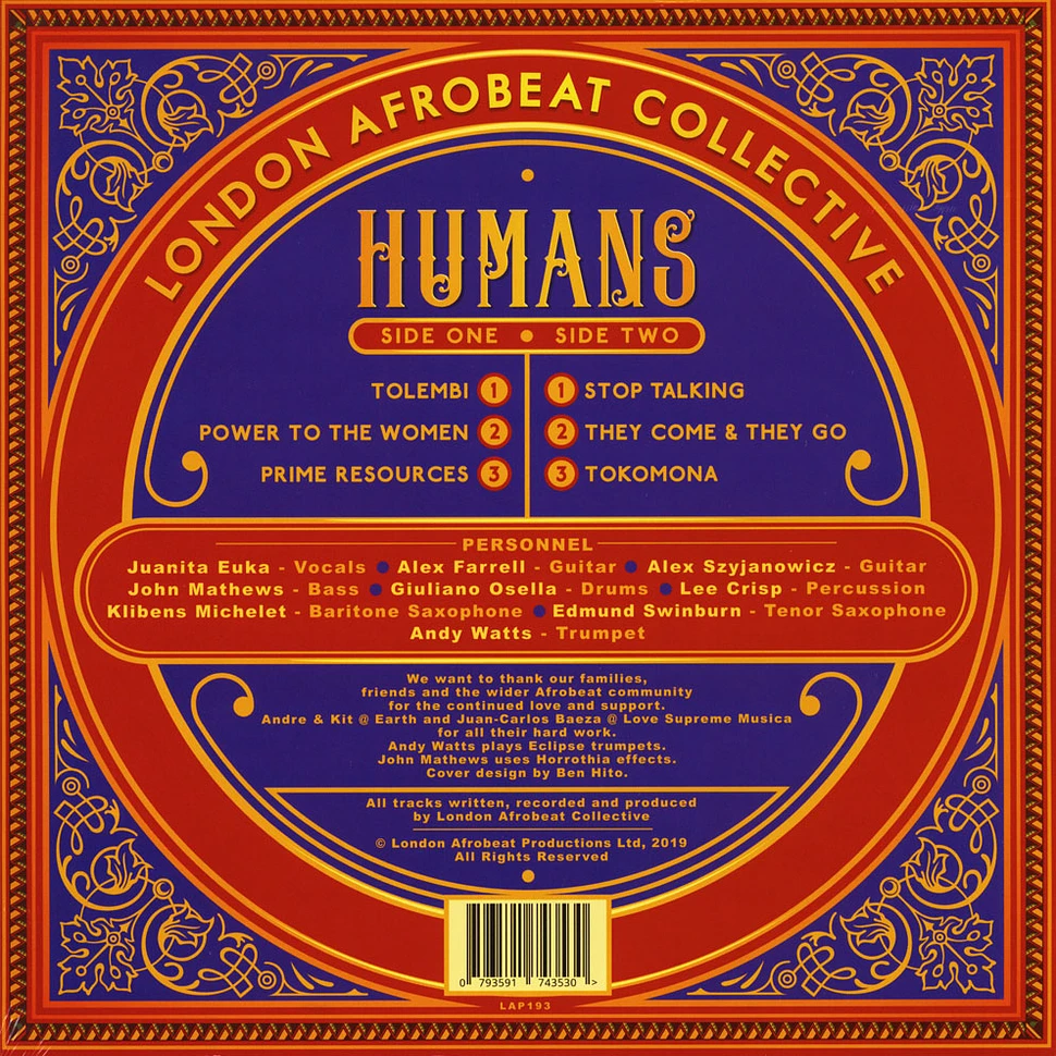 London Afrobeat Collective - Humans