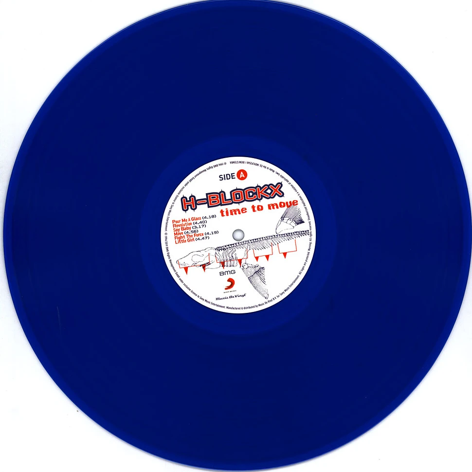 H-Blockx - Time To Move 25th Anniversary Blue Vinyl Edition