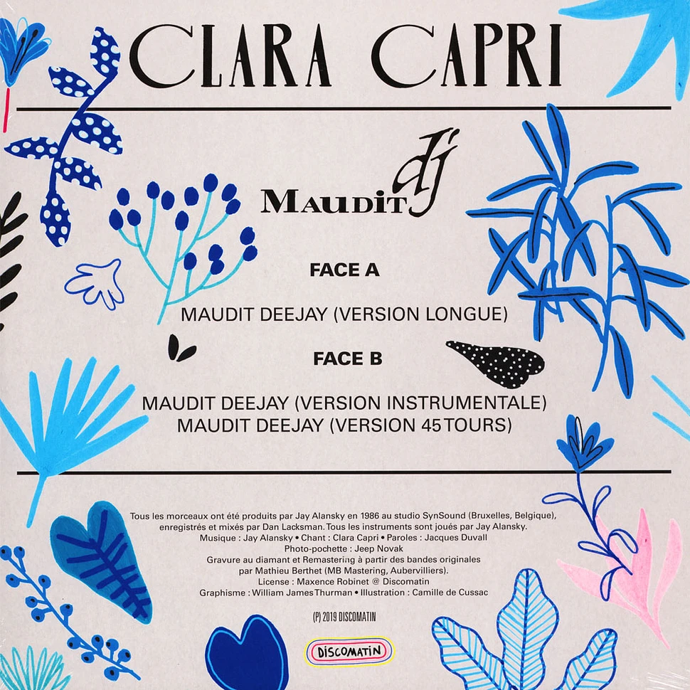 Clara Capri - Maudit DJ