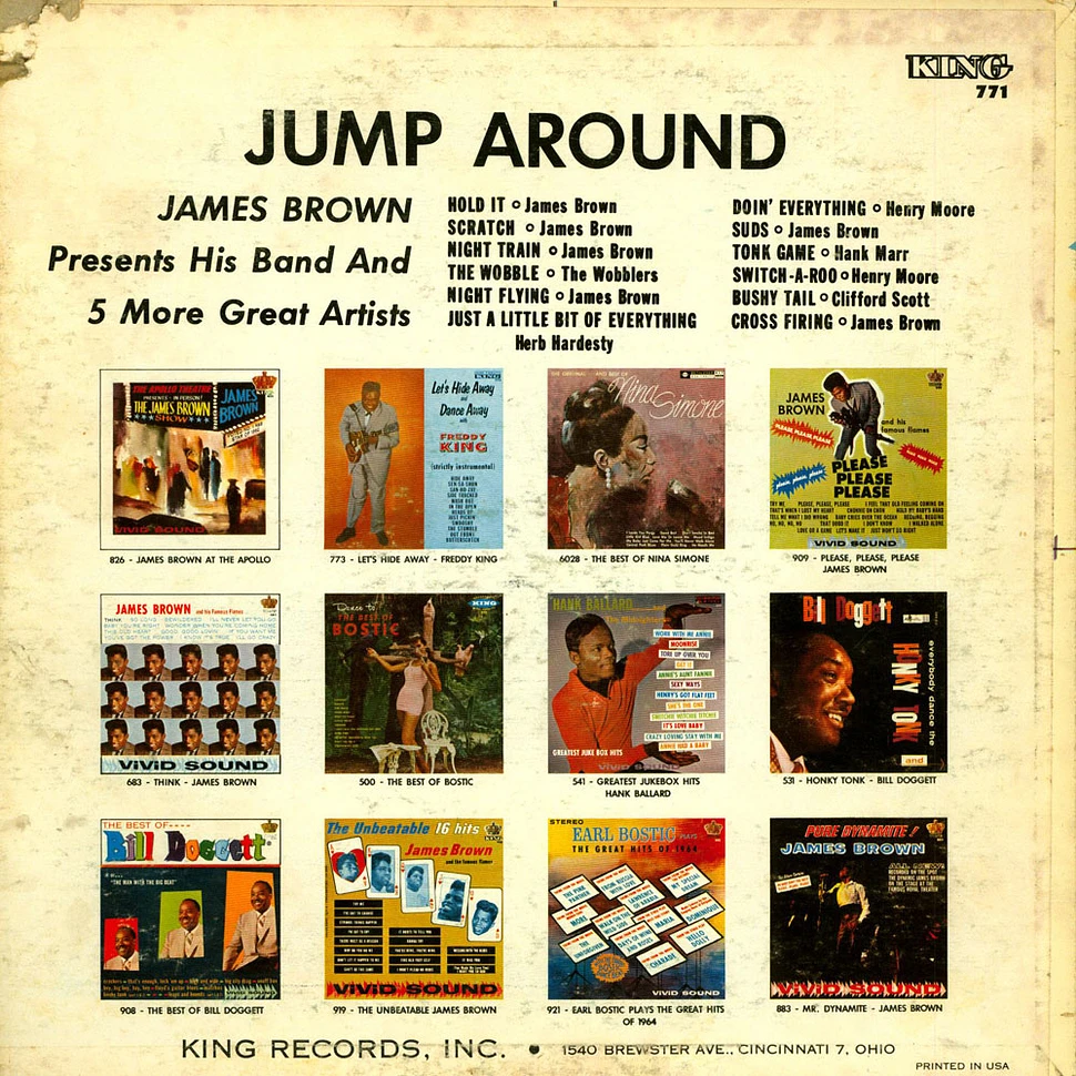 James Brown Presents The James Brown Band - Jump Around With James Brown And Other Great Artists