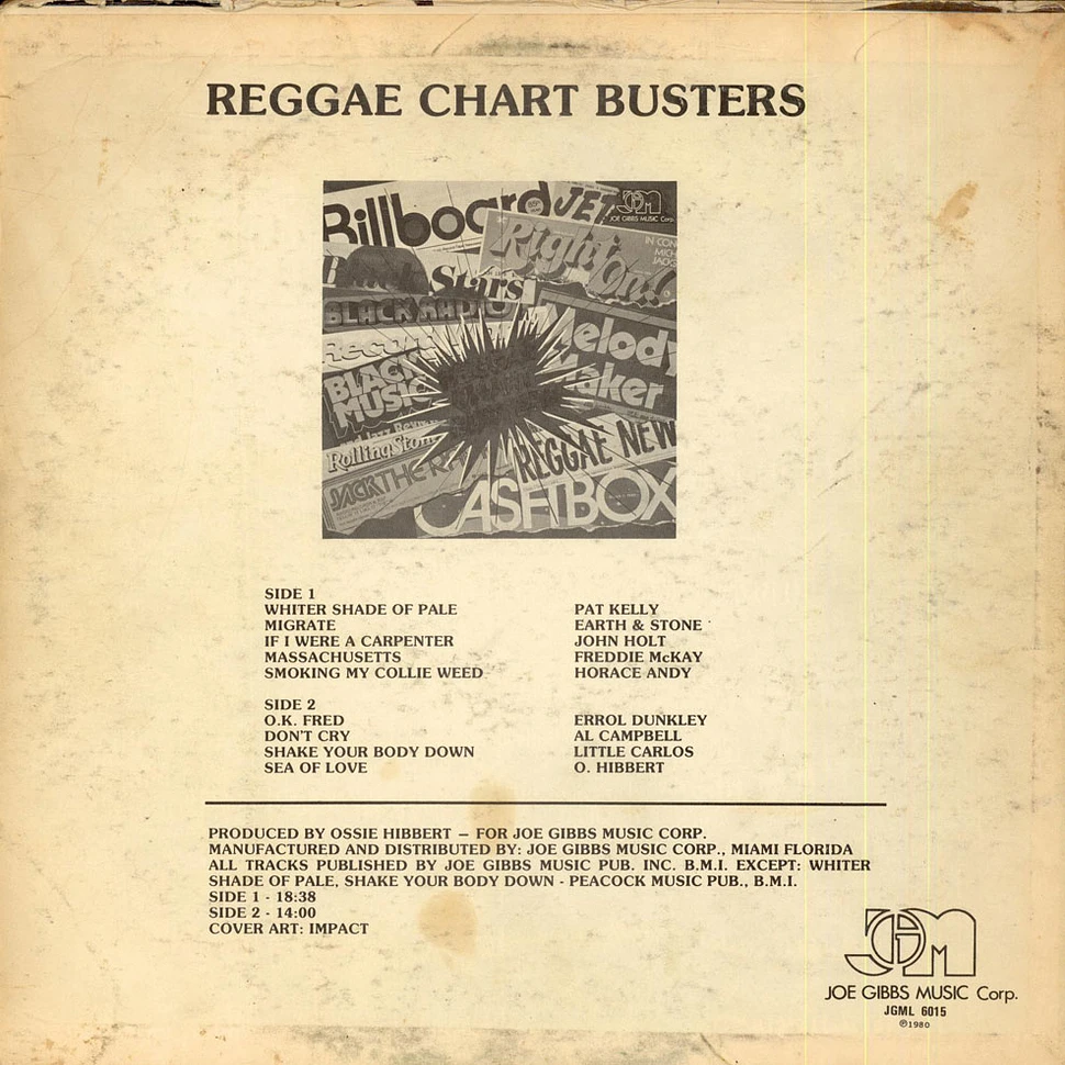 V.A. - Reggae Chart Busters