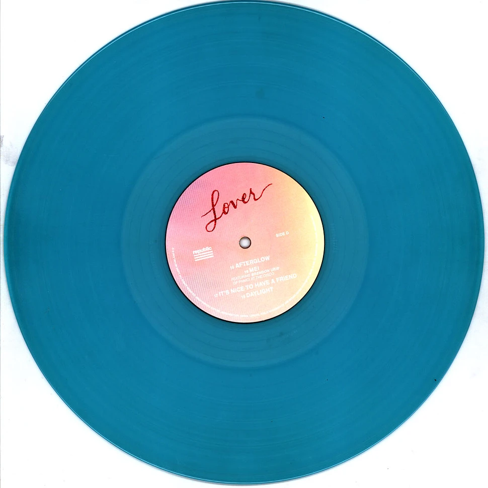 skarpt krøllet spiralformet Taylor Swift - Lover Colored Vinyl Edition - Vinyl 2LP - 2019 - EU -  Original | HHV