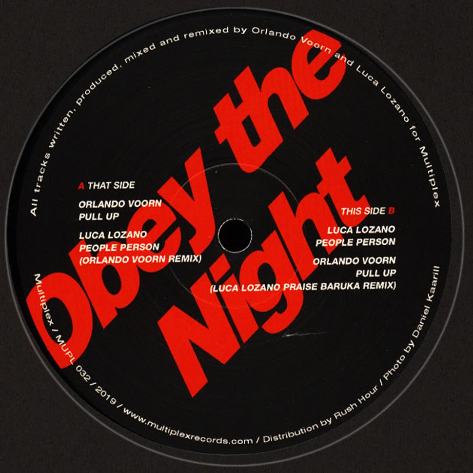 Orlando Voorn / Luca Lozano - Obey The Night