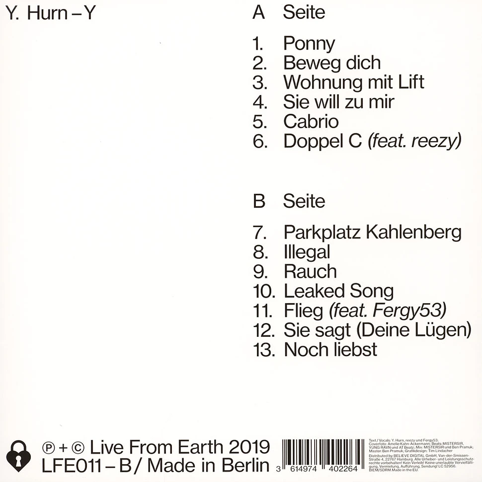 Yung Hurn - Y Clear Vinyl Edition