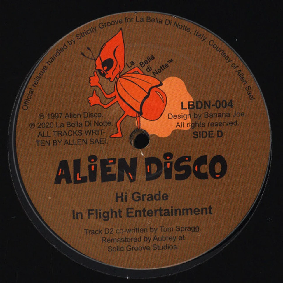 Alien Disco - In Flight Entertainment