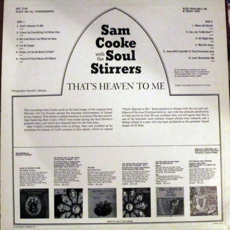 Sam Cooke With The Soul Stirrers - That's Heaven To Me