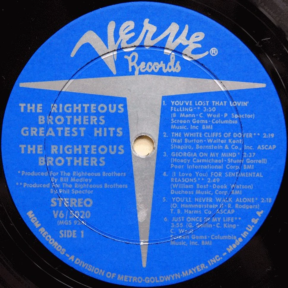 The Righteous Brothers - The Righteous Brothers Greatest Hits