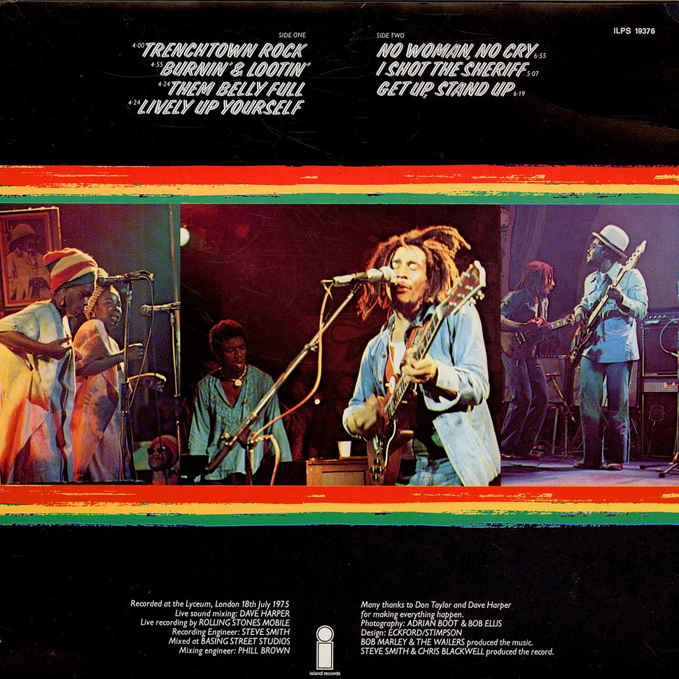 Bob Marley & The Wailers - Live!