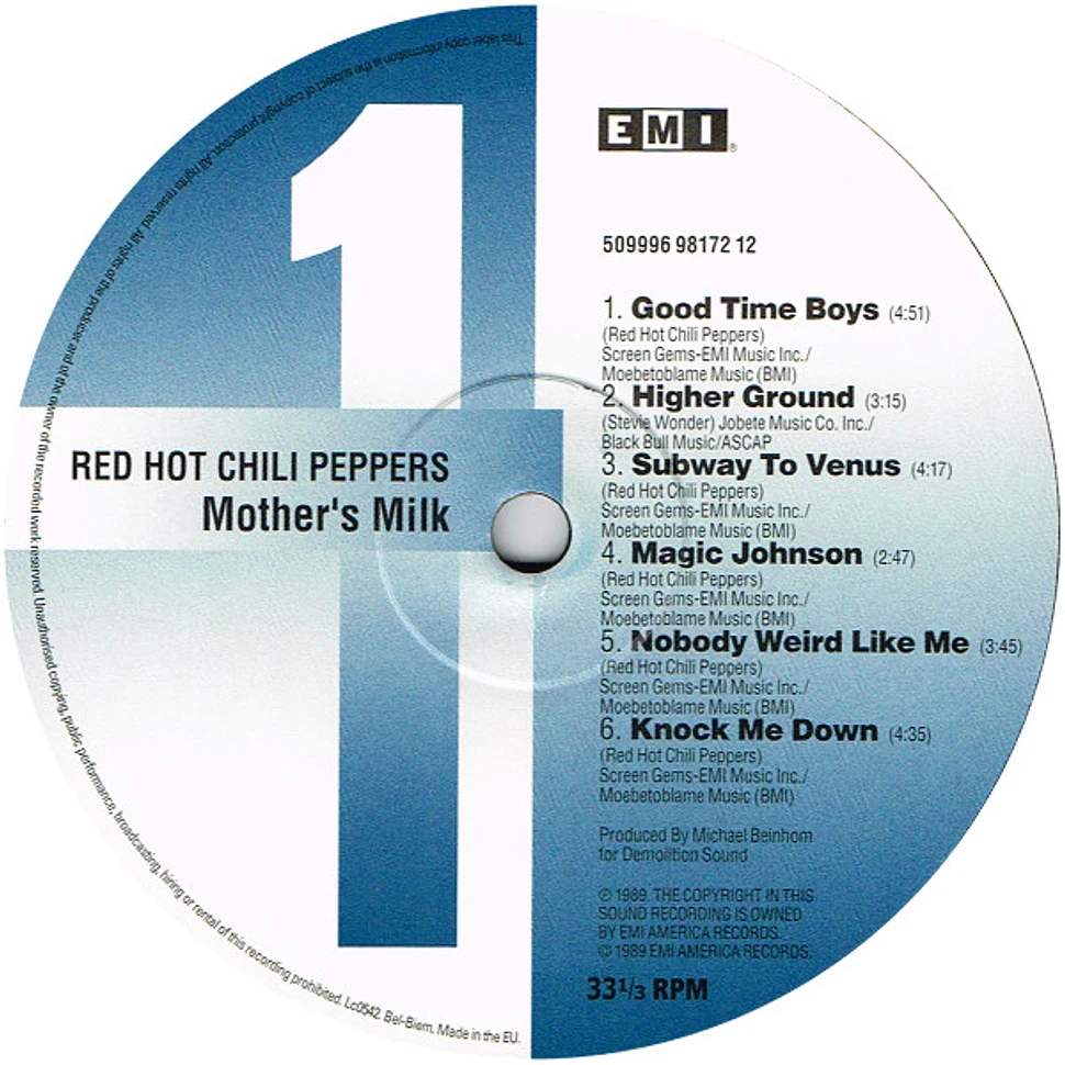 Red Hot Chili Peppers - Mother's Milk