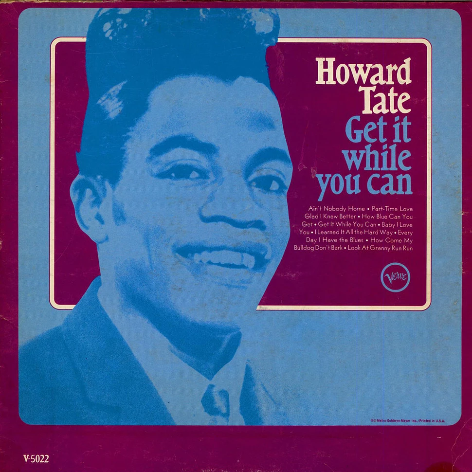 Howard Tate - Get It While You Can