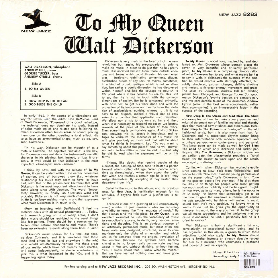 Walt Dickerson - To My Queen