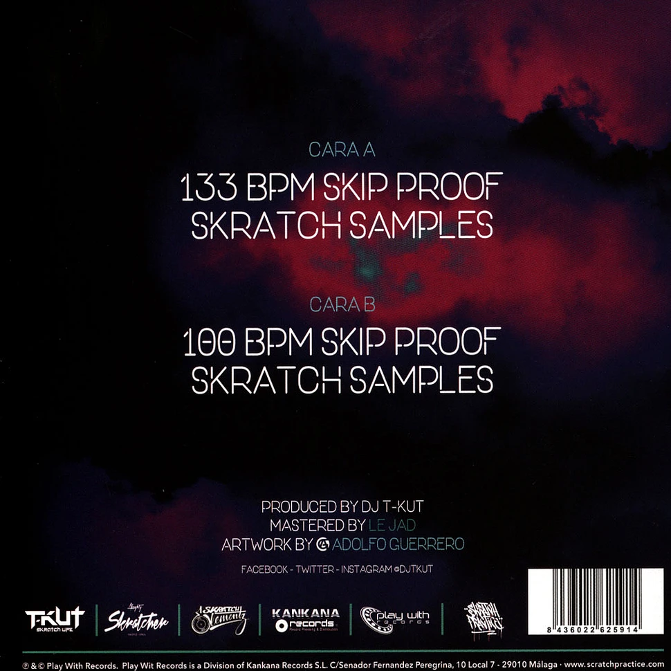 DJ T-Kut - Skratch Practice Vol. 2 Neon Magenta Vinyl Edition