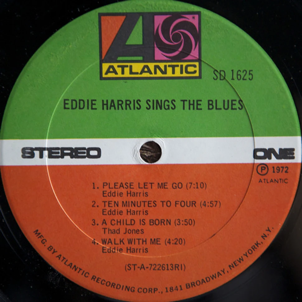 Eddie Harris - Sings The Blues