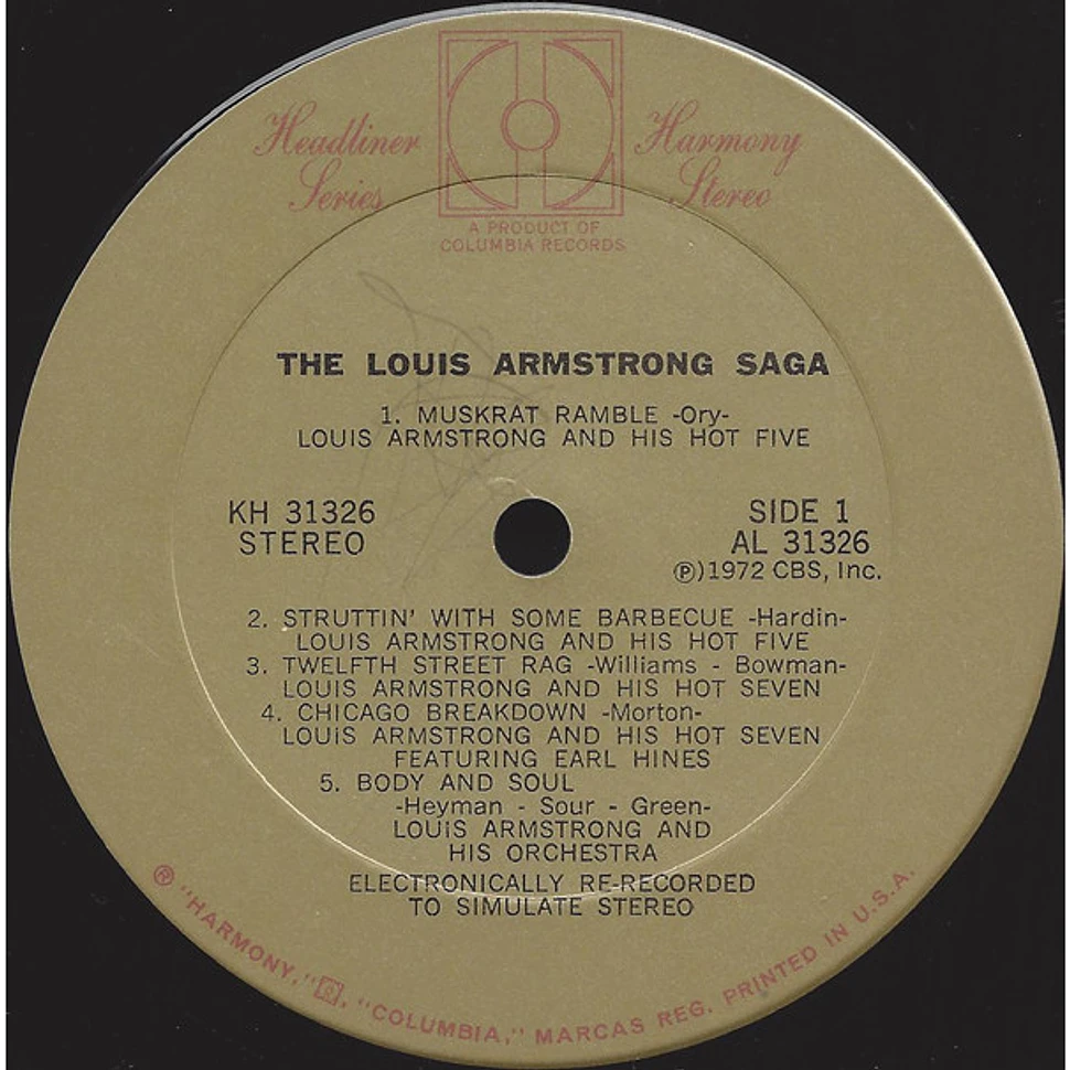 Louis Armstrong - The Louis Armstrong Saga