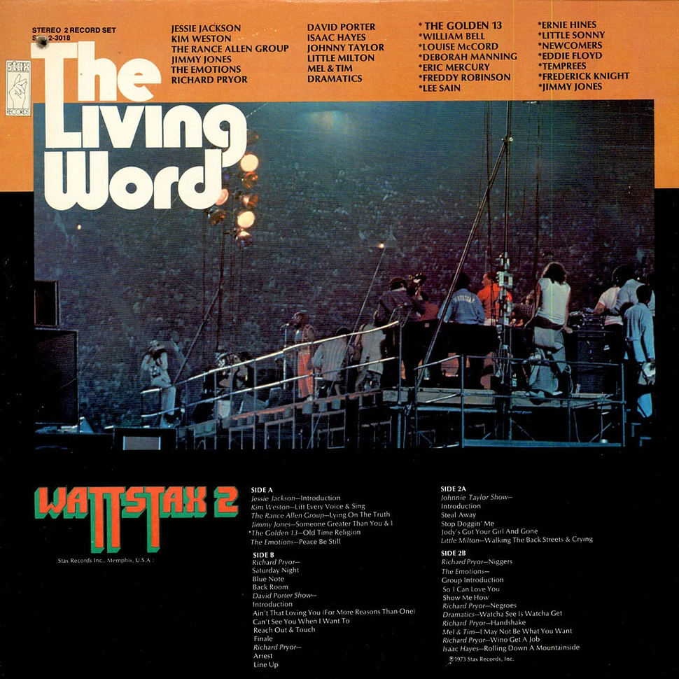 V.A. - The Living Word (Wattstax 2)