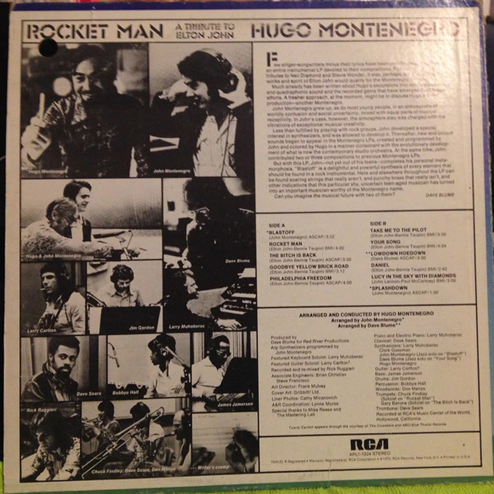 Hugo Montenegro - Rocket Man (A Tribute To Elton John)