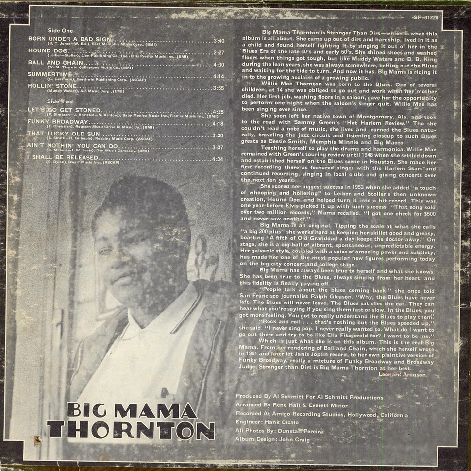 Big Mama Thornton - Stronger Than Dirt