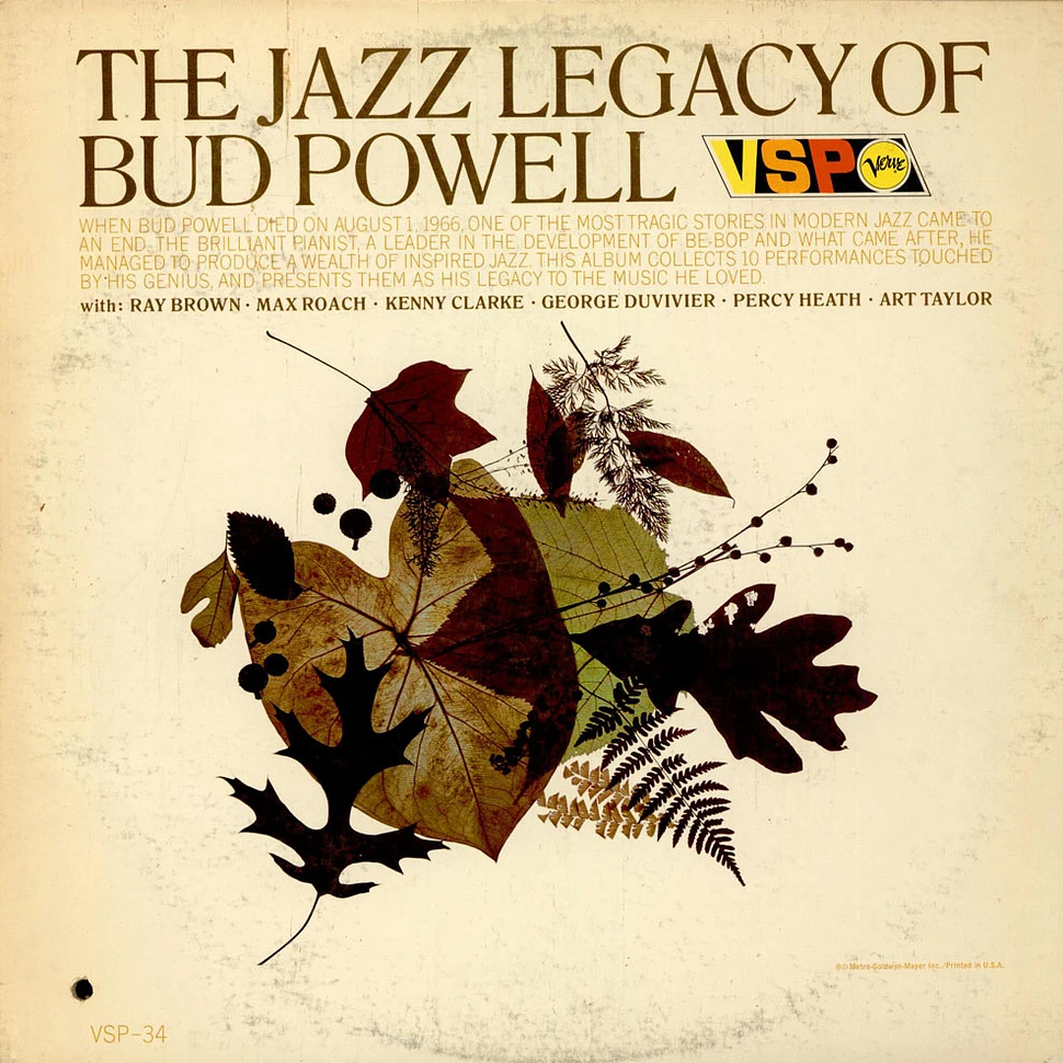 Bud Powell - The Jazz Legacy Of Bud Powell