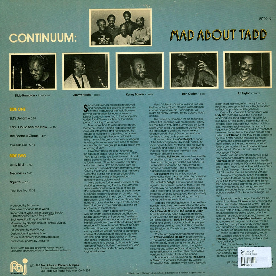 Continuum - Mad About Tadd