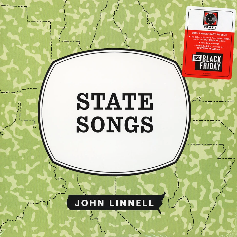 John Linnell - State Songs Black Friday Record Store Day 2019 Edition