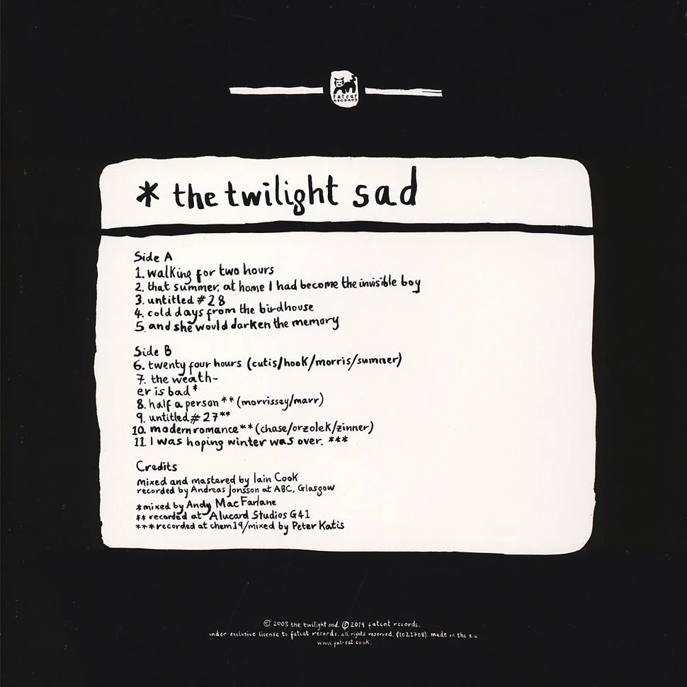 The Twilight Sad - Killed My Parents And Hit The Road