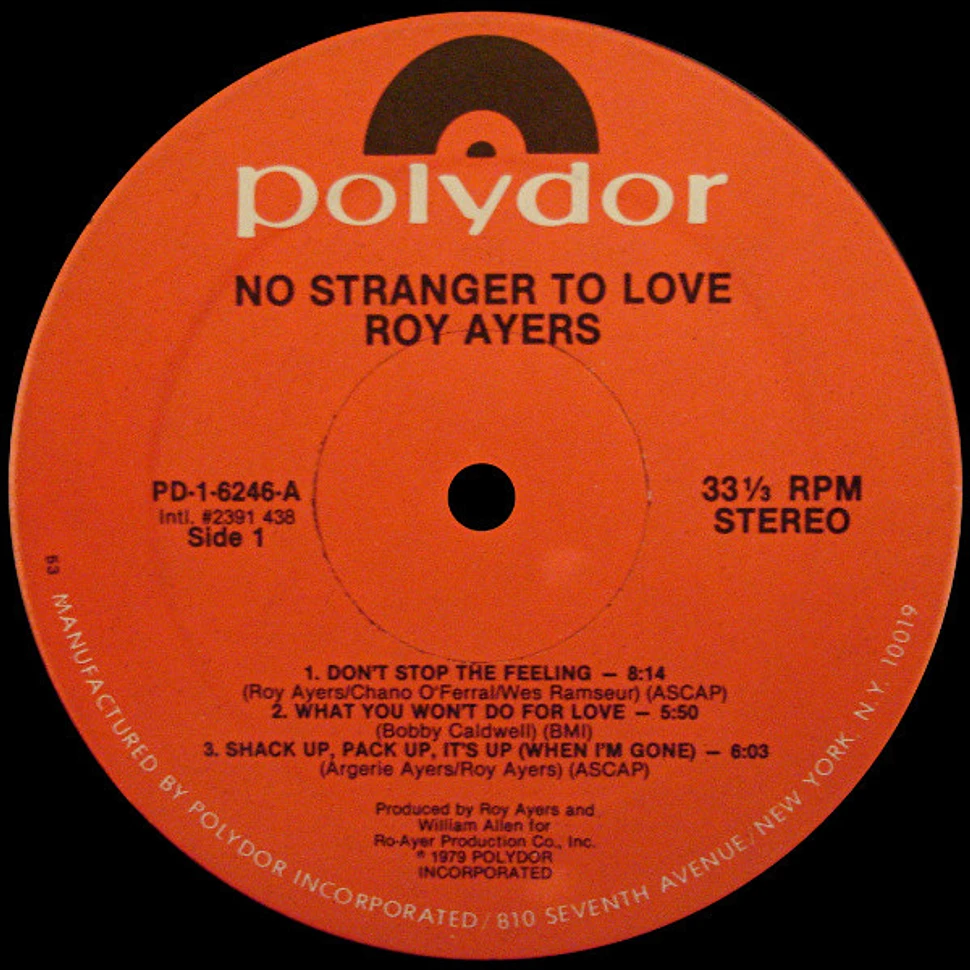 Roy Ayers - No Stranger To Love