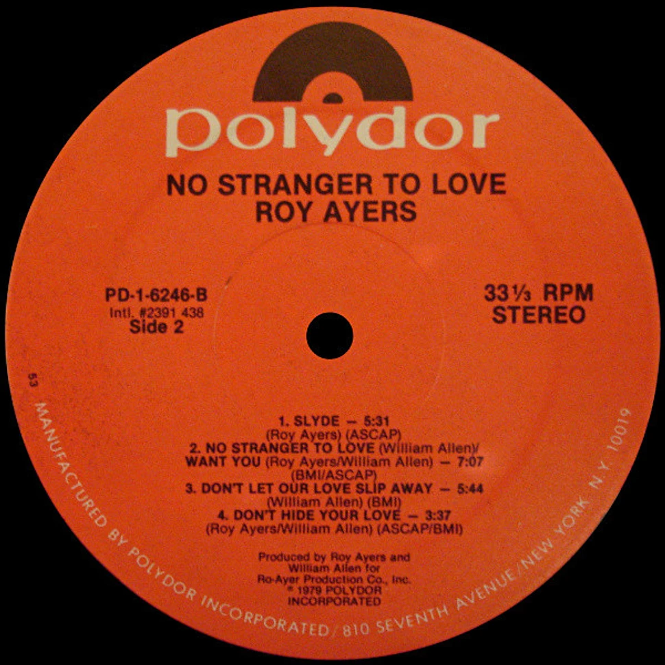 Roy Ayers - No Stranger To Love