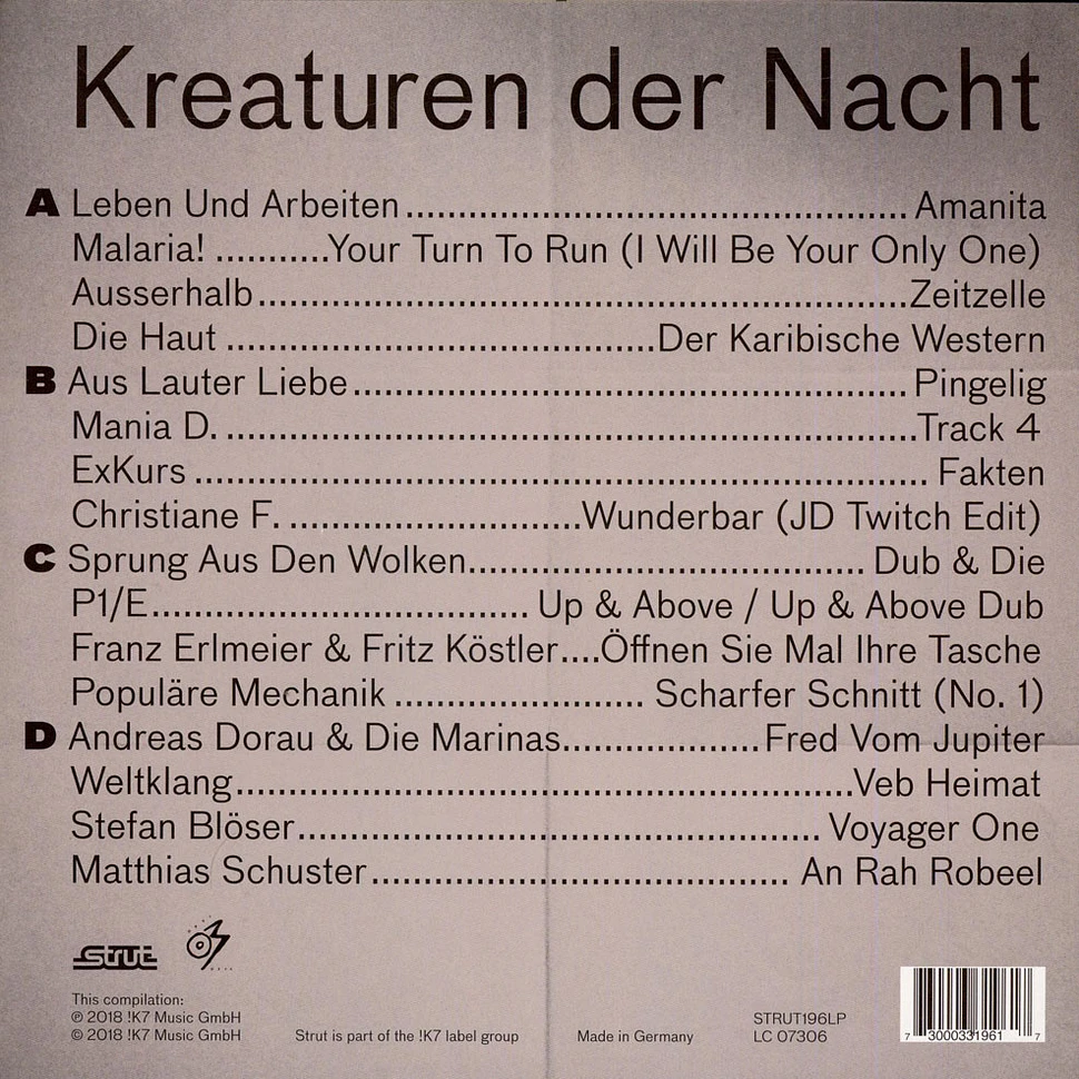 JD Twitch - Kreaturen Der Nacht (Deutsche Post-Punk Subkultur 1980-1985)