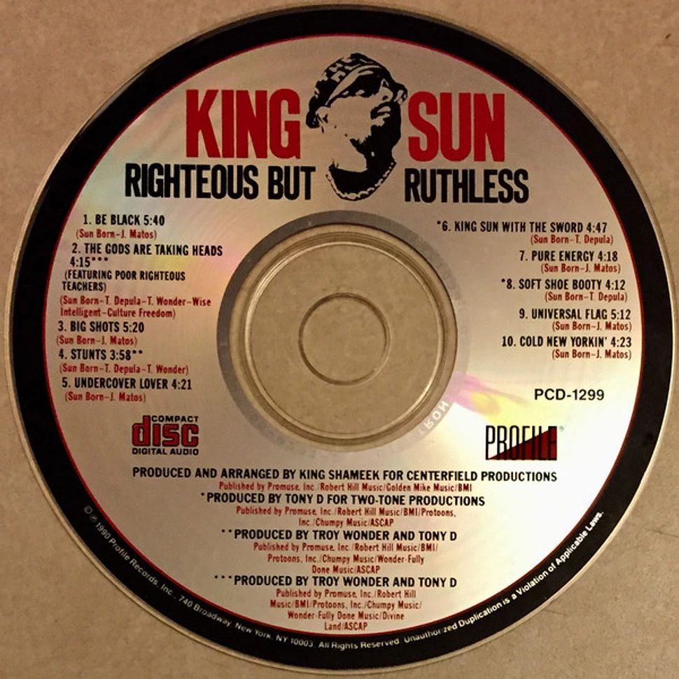 King Sun - Righteous But Ruthless