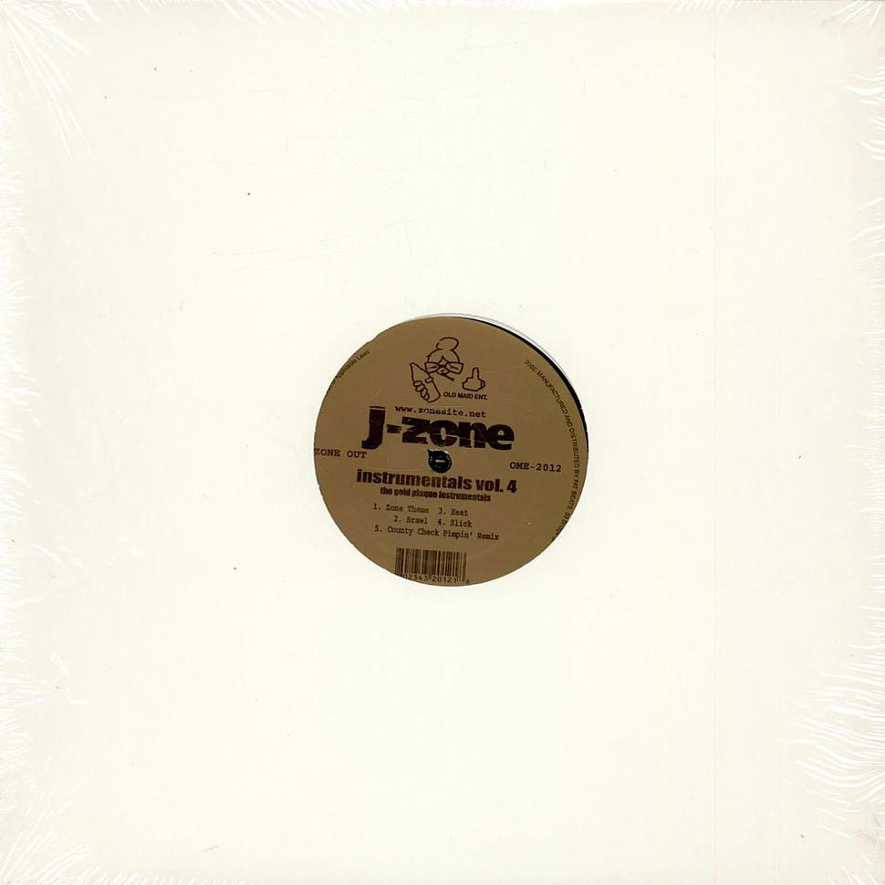 J-Zone - The Gold Plaque Instrumentals (Instrumentals Vol.4)