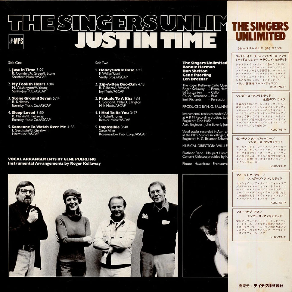 The Singers Unlimited - Just In Time