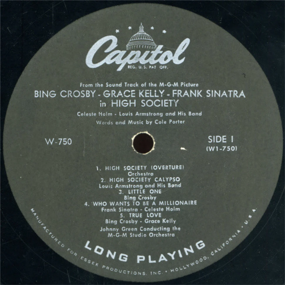 Bing Crosby - Grace Kelly - Frank Sinatra - High Society (Sound Track)