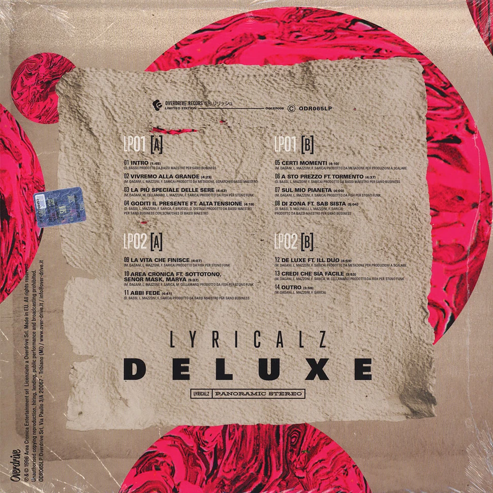 Lyricalz - De Luxe