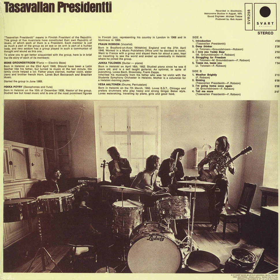 Tasavallan Presidentti - Tasavallan Presidentti II Golden Vinyl Edition