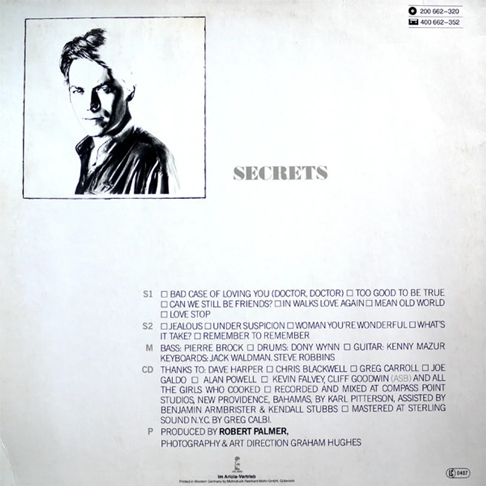 Robert Palmer - Secrets