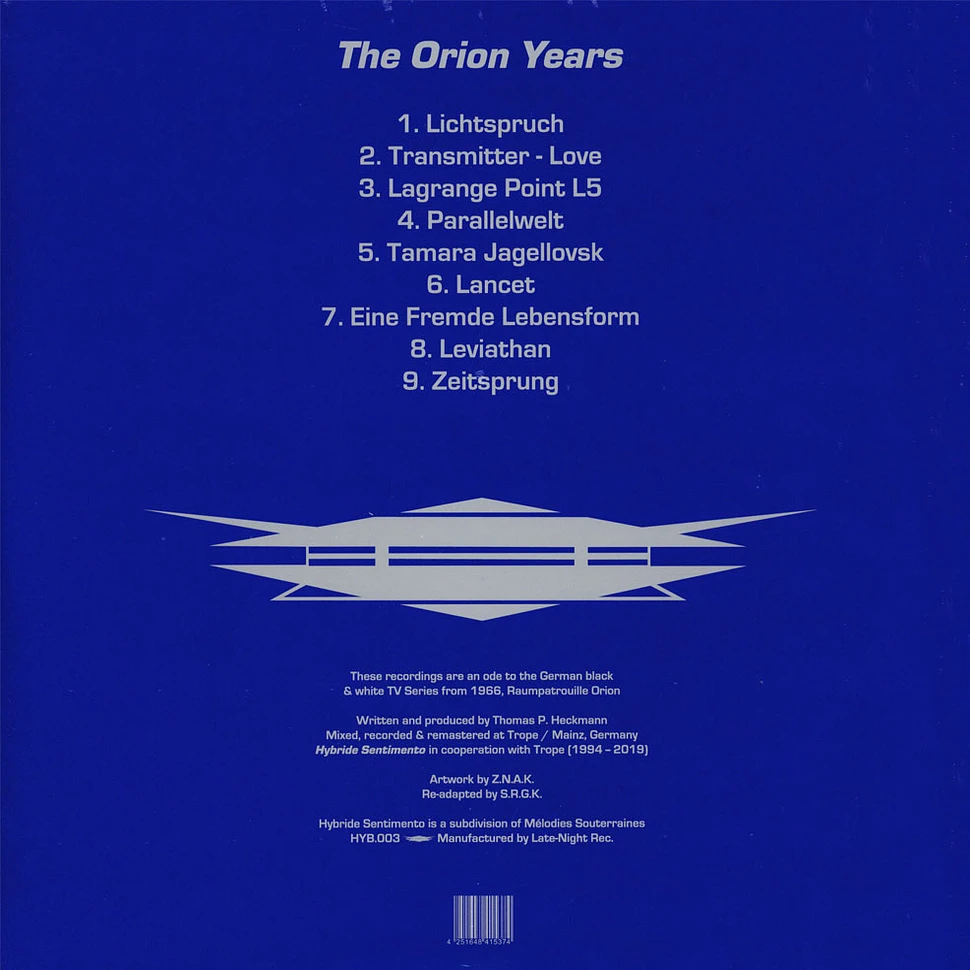 Age (Thomas P. Heckmann) - The Orion Years (25th Anniversary)