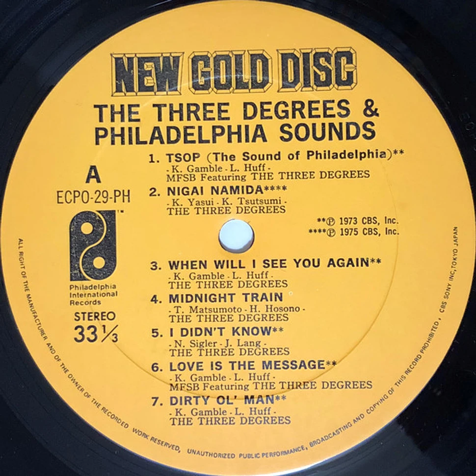 The Three Degrees & The Sound Of Philadelphia - The Three Degrees & Philadelphia Sounds