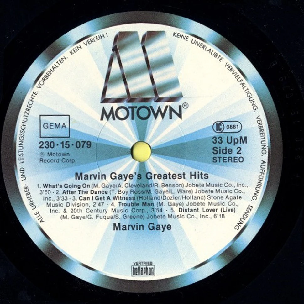 Marvin Gaye - Marvin Gaye's Greatest Hits