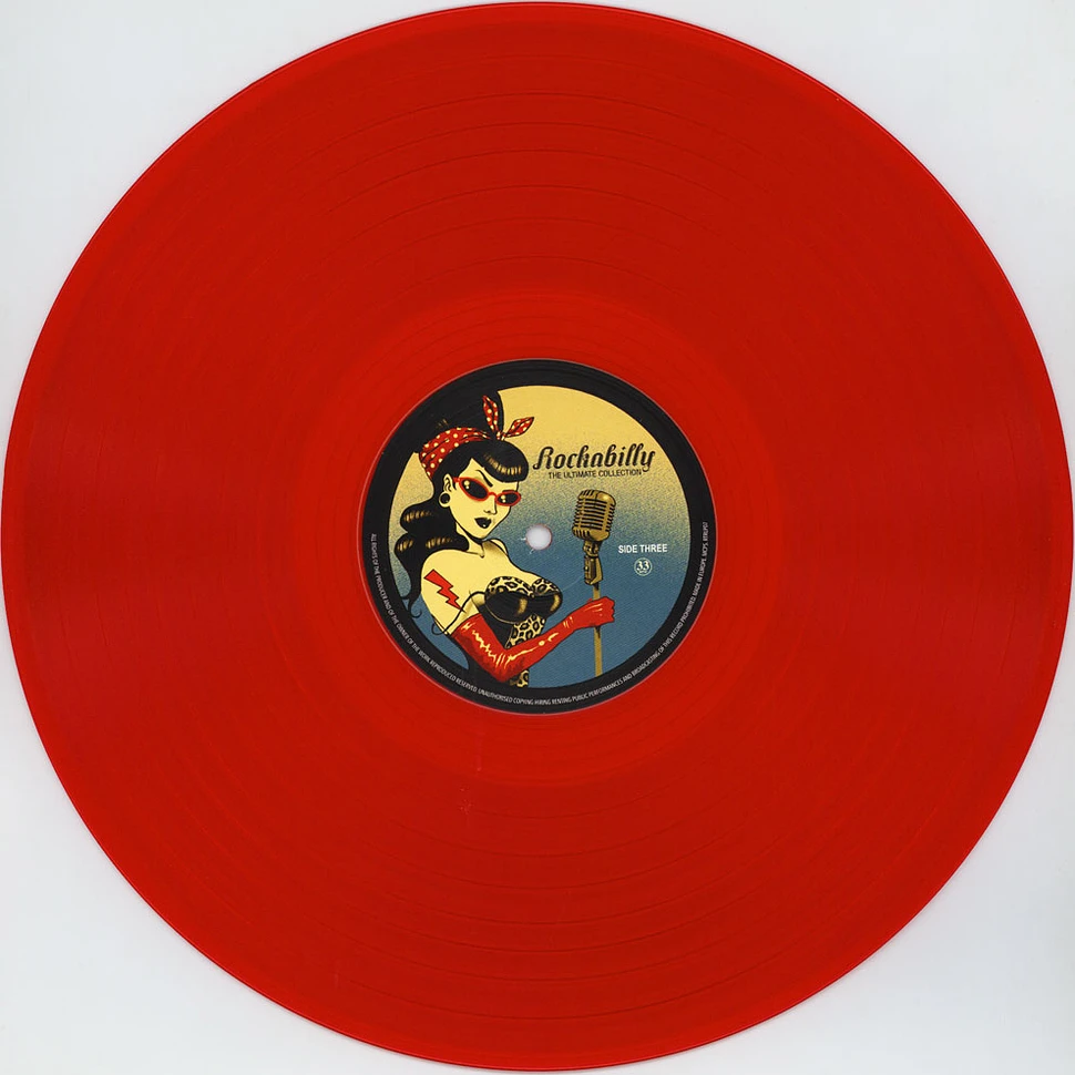 V.A. - The Ultimate Rockabilly Collection Transparent Red Vinyl Edition